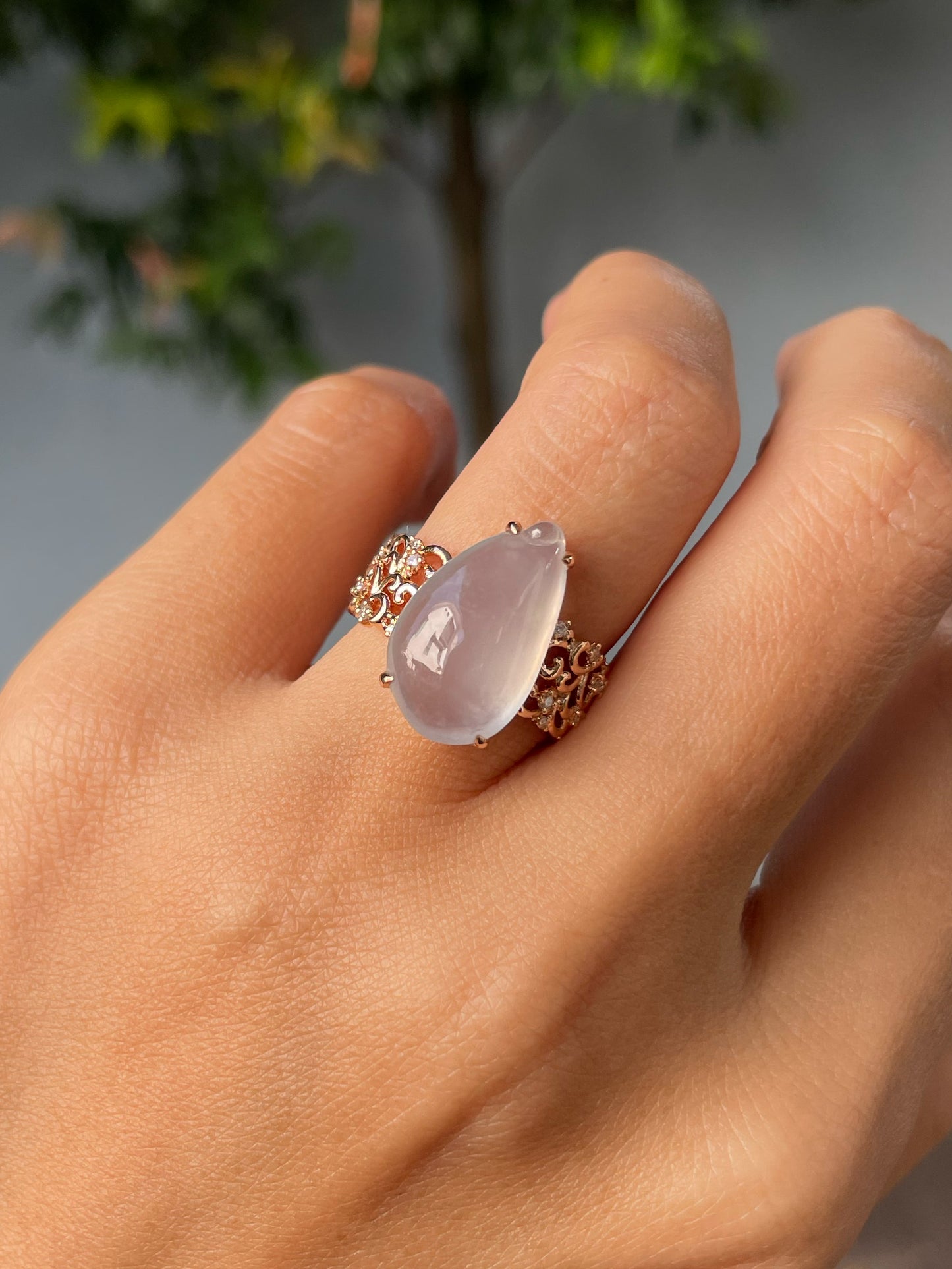 Icy Jade Ring - Gourd (NJR269)