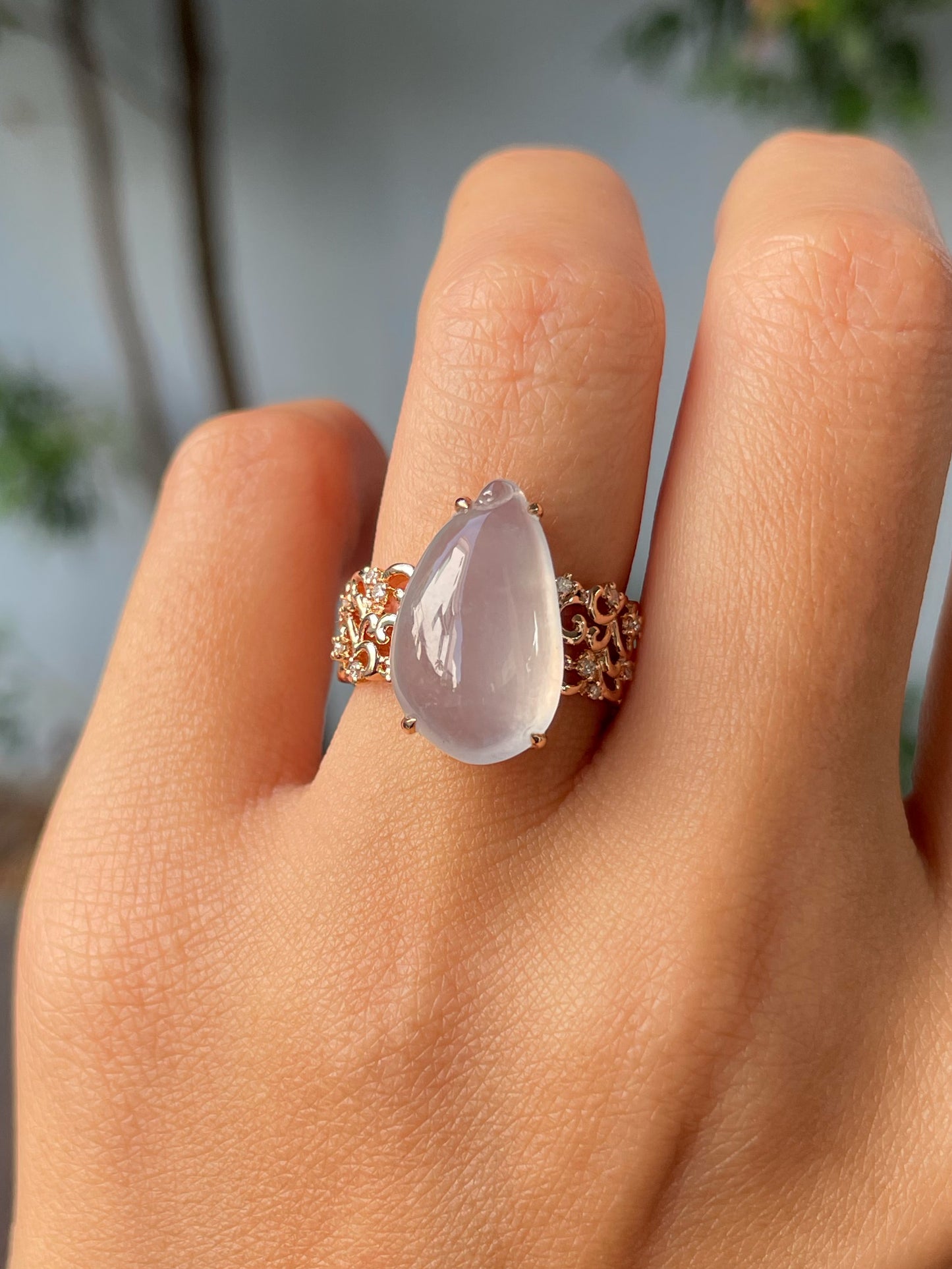 Icy Jade Ring - Gourd (NJR269)