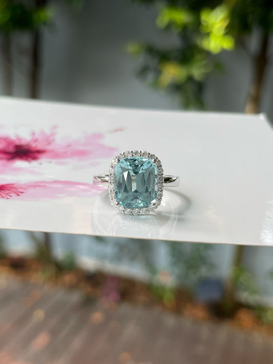 Aquamarine Ring - 3.78CT (NJR272)