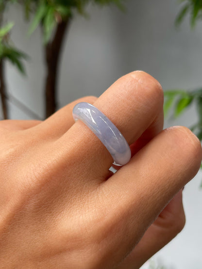 Lavender Jade Abacus Ring | HK 17 (NJR273)