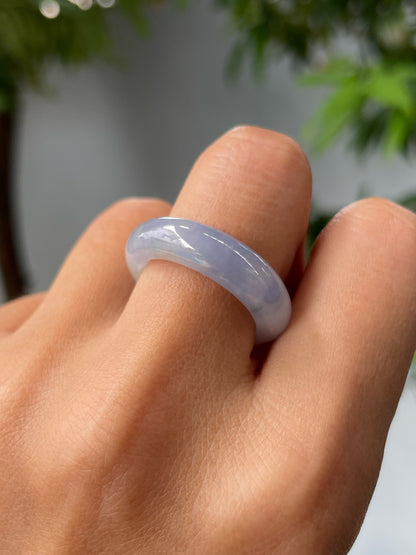 Lavender Jade Abacus Ring | HK 17 (NJR273)