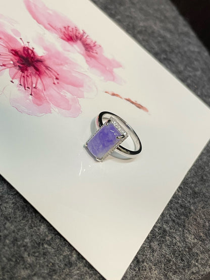 Lavender Jadeite Ring (NJR281)