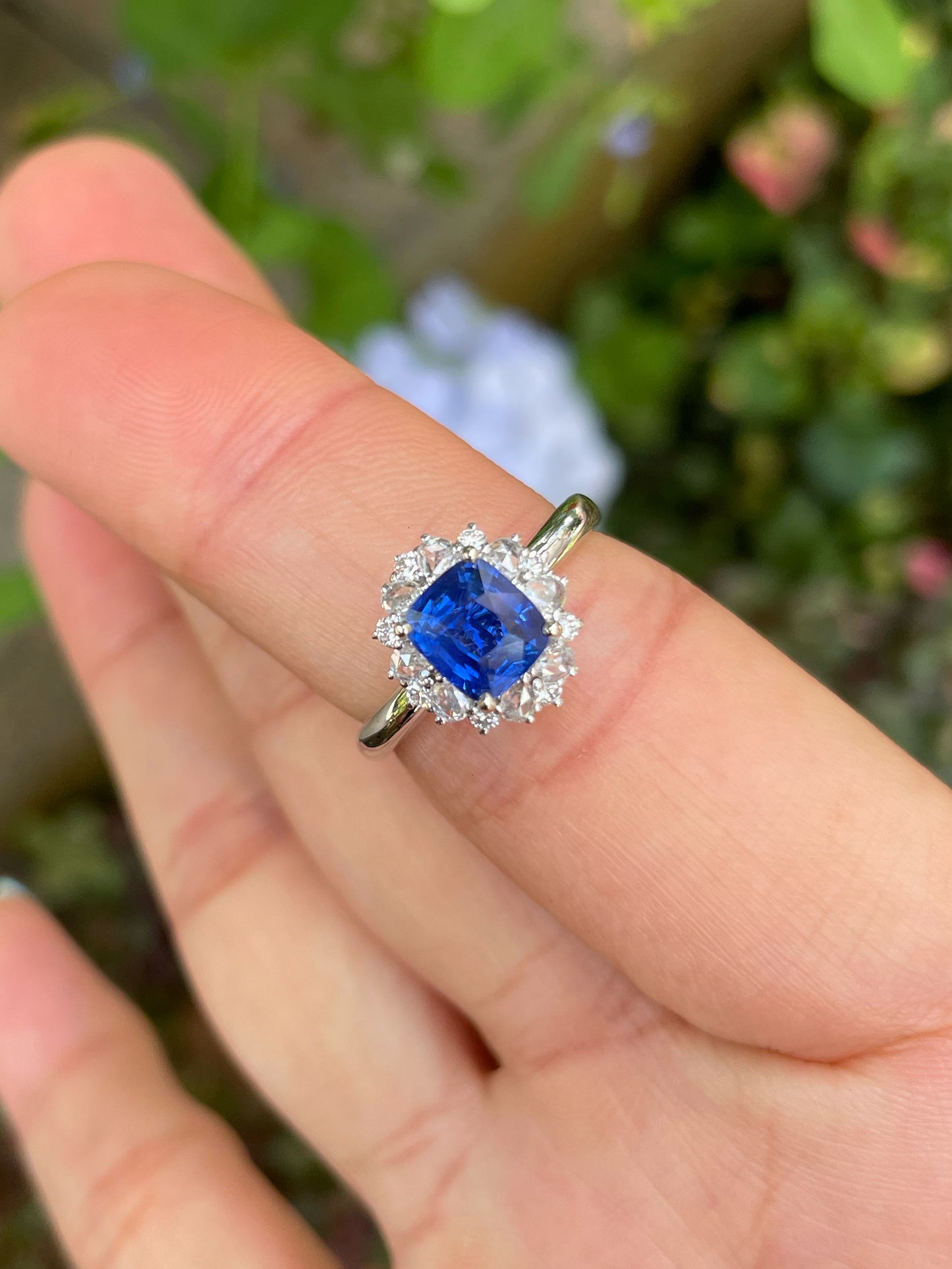 Unheated Blue Sapphire Ring - 1.53CT (NJR285)