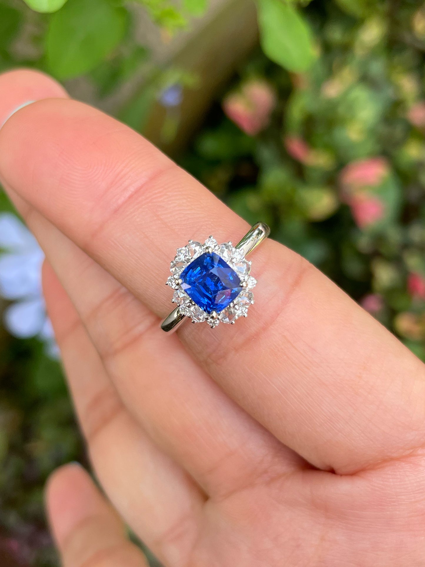 Unheated Blue Sapphire Ring - 1.53CT (NJR285)