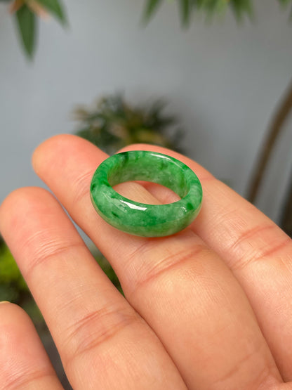 Green Jade Abacus Ring | HK 13.5 (NJR297)