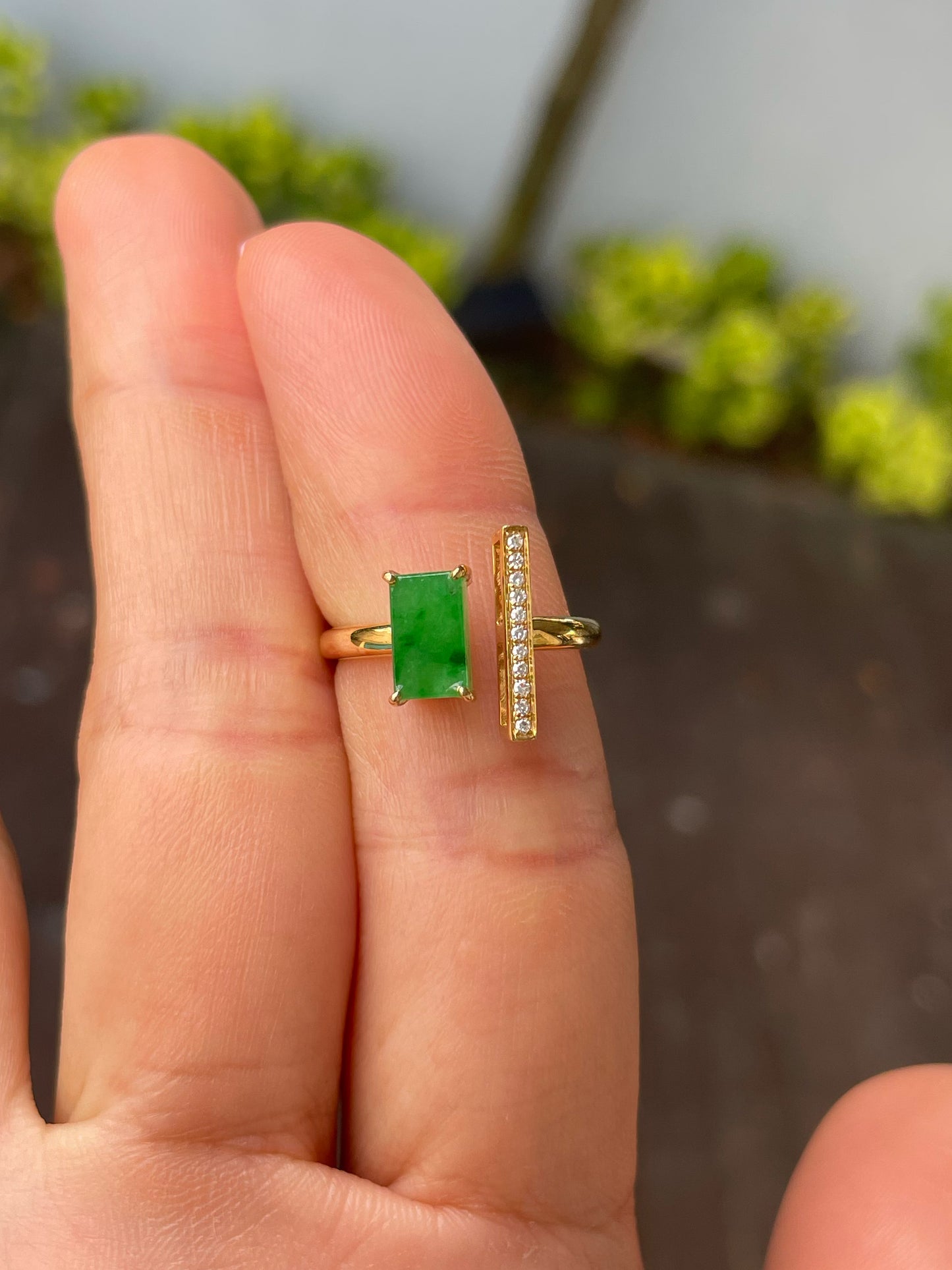 Green Jade Ring (NJR308)