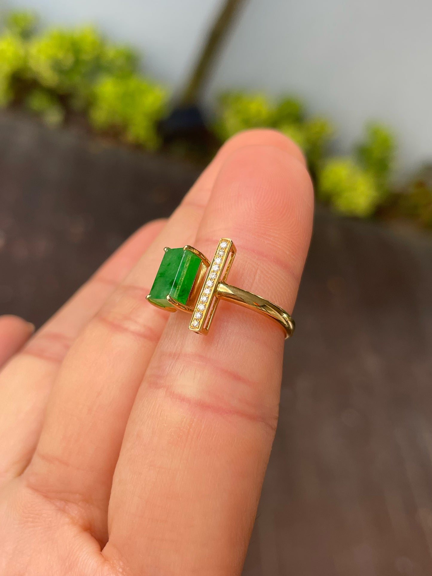 Green Jade Ring (NJR308)