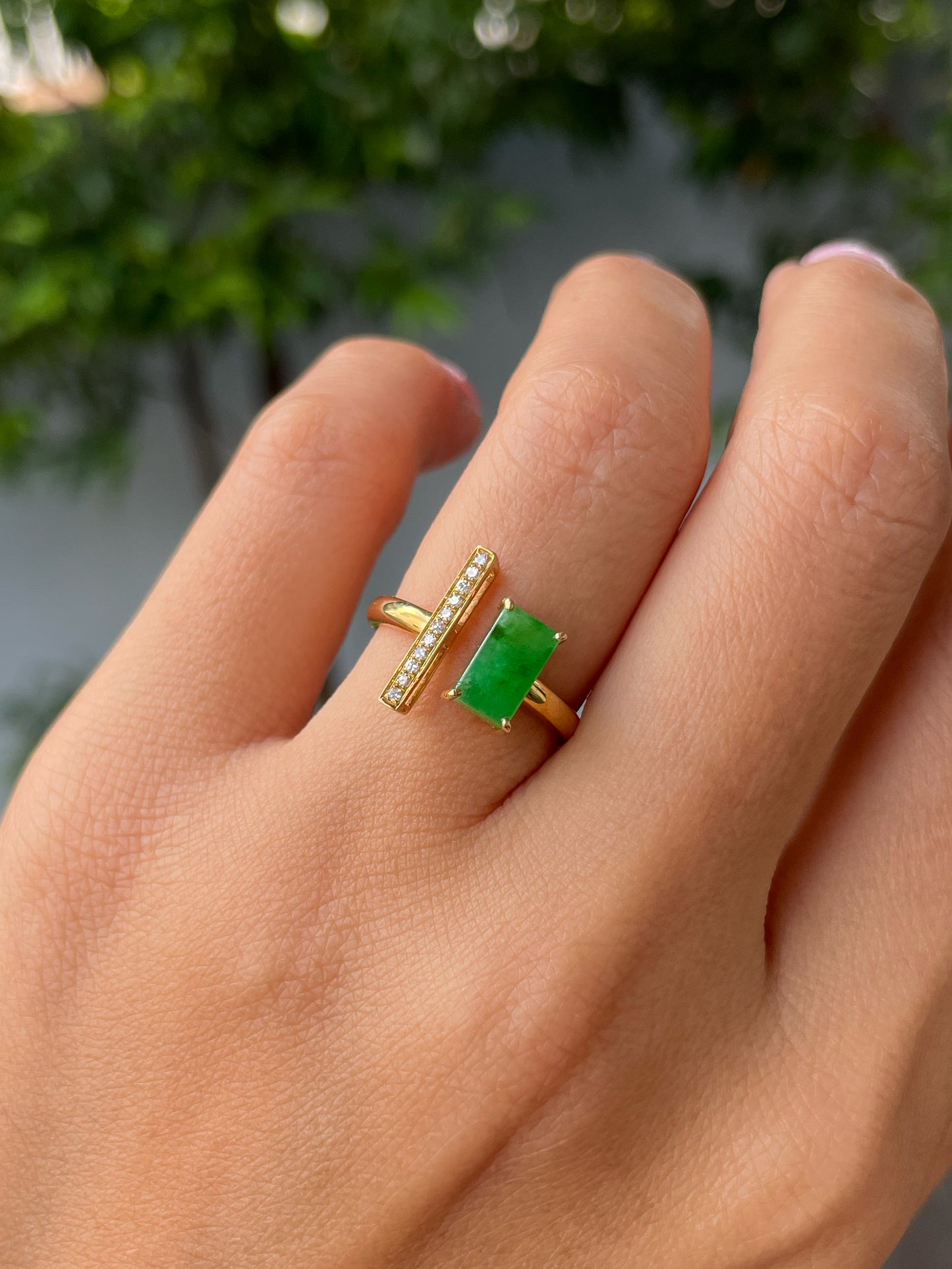 Green Jade Ring (NJR308)