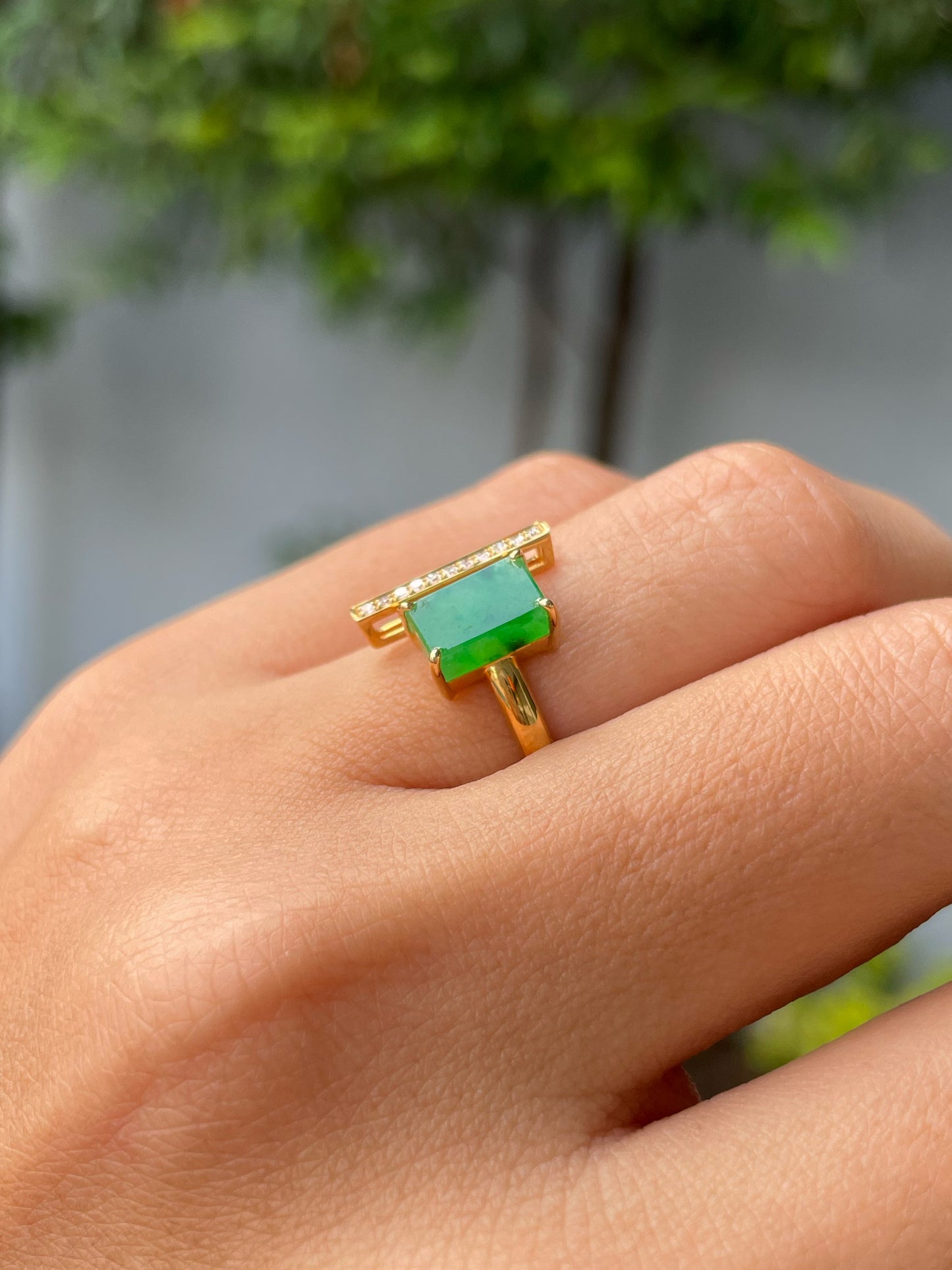 Green Jade Ring (NJR308)