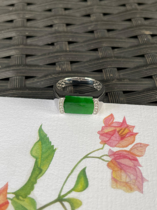 Green Jadeite Ring (NJR330)