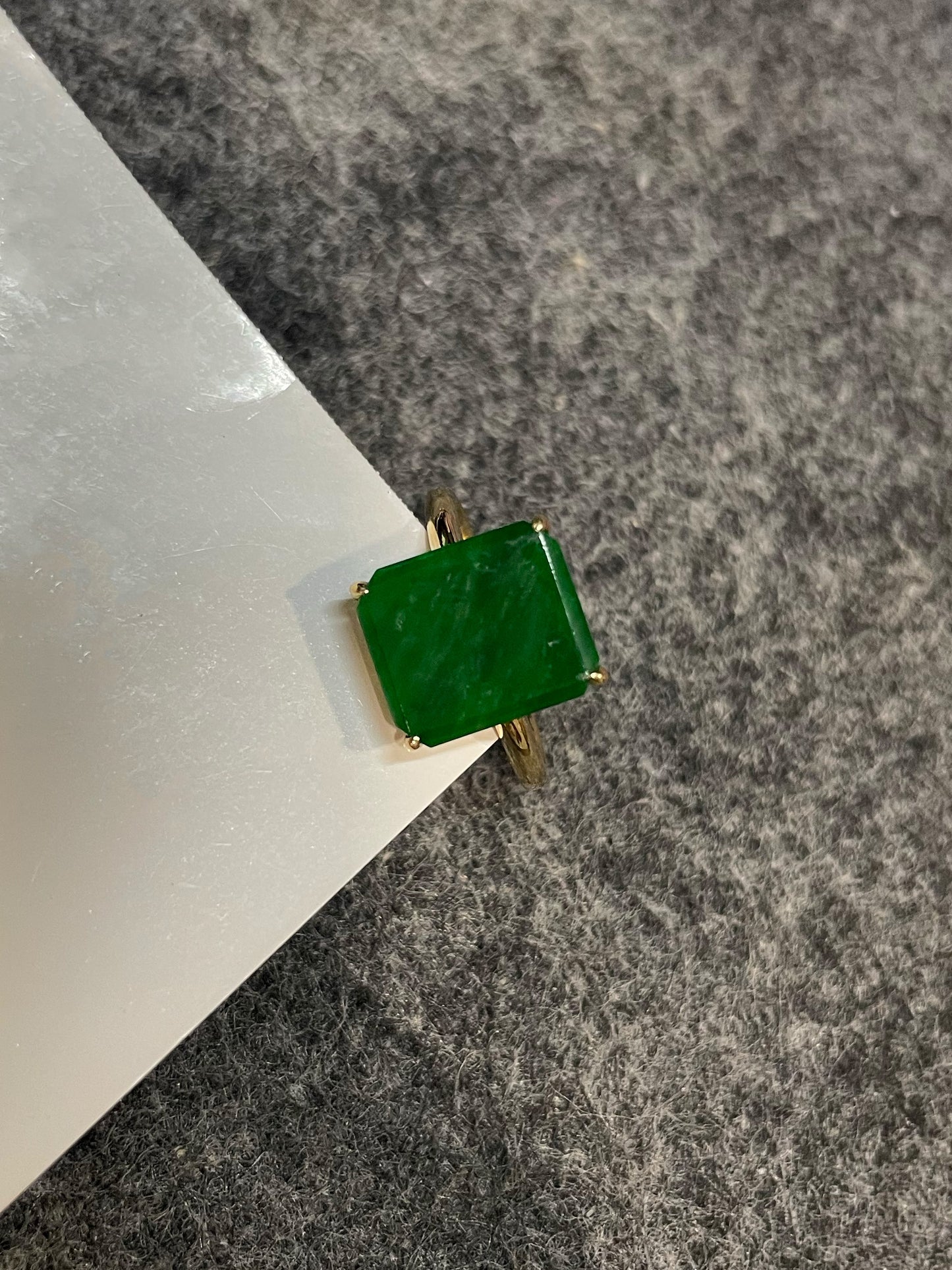 Green Jadeite Ring (NJR328)