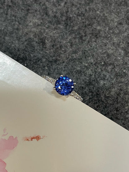 Natural Blue Sapphire Ring - 1.66CT (NJR350)