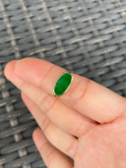 Green Jadeite Ring (NJR367)