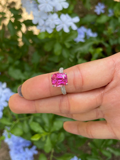 Pink Tourmaline Ring - 4.8CT (NJR370)