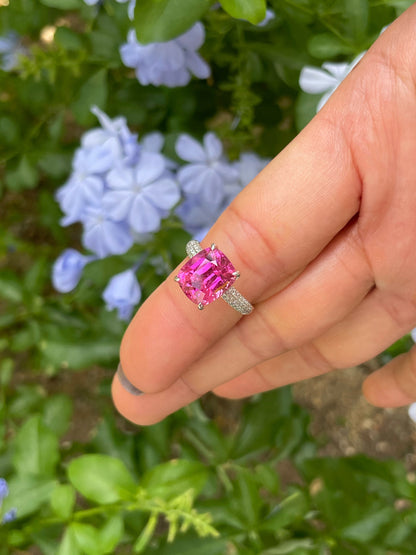 Pink Tourmaline Ring - 4.8CT (NJR370)