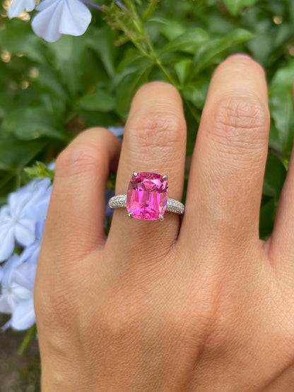Pink Tourmaline Ring - 4.8CT (NJR370)
