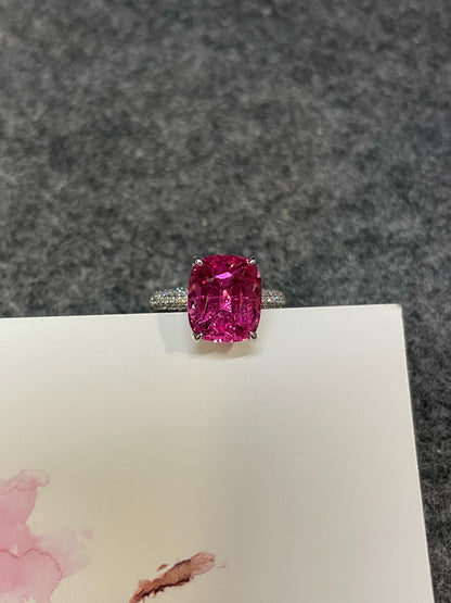 Pink Tourmaline Ring - 4.8CT (NJR370)