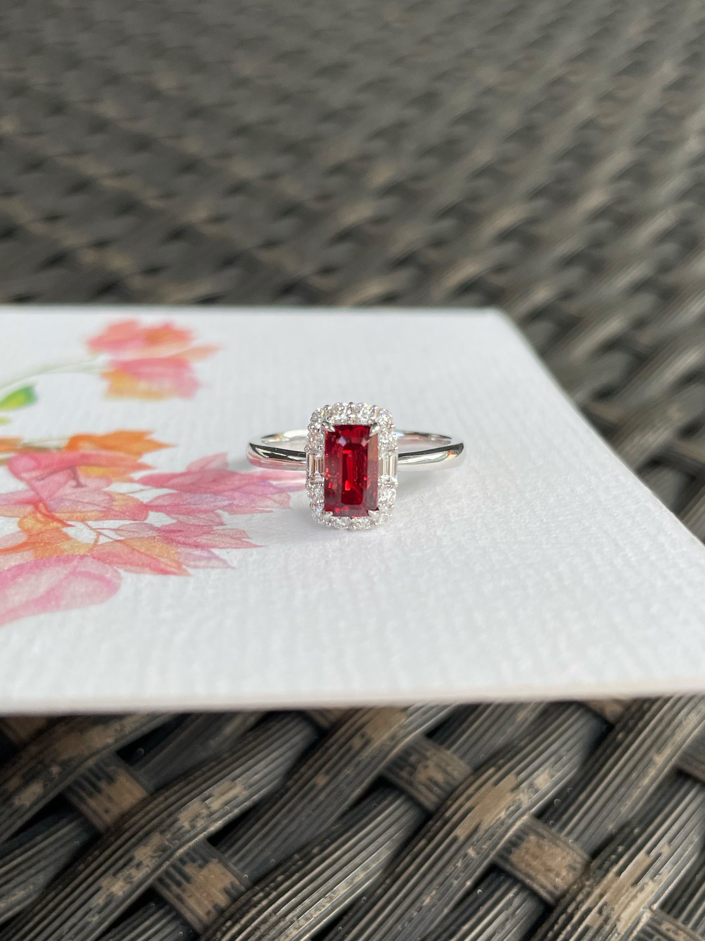 Unheated Red Spinel Ring - 1.25CT (NJR375)