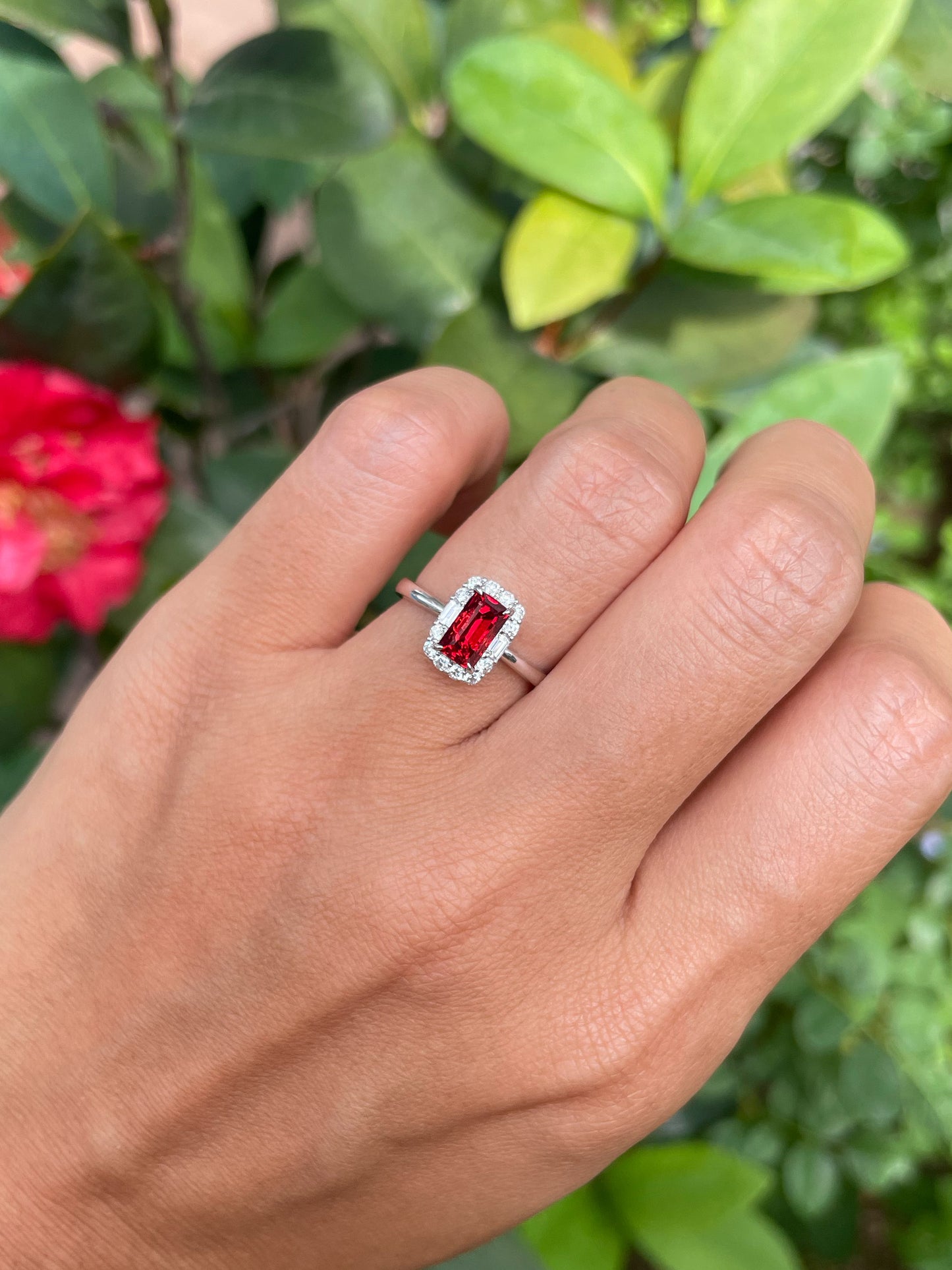 Unheated Red Spinel Ring - 1.25CT (NJR375)