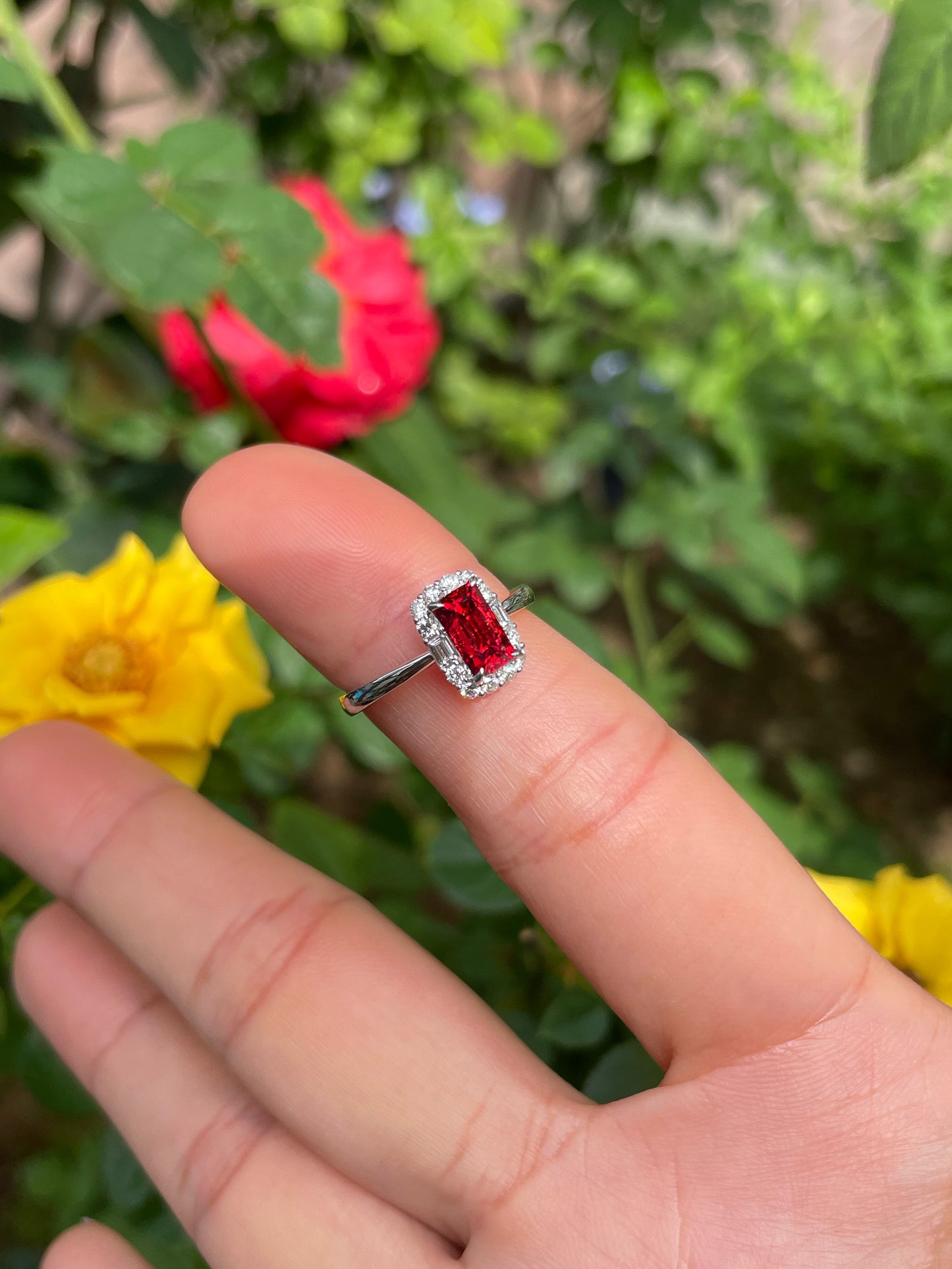 Unheated Red Spinel Ring - 1.25CT (NJR375)