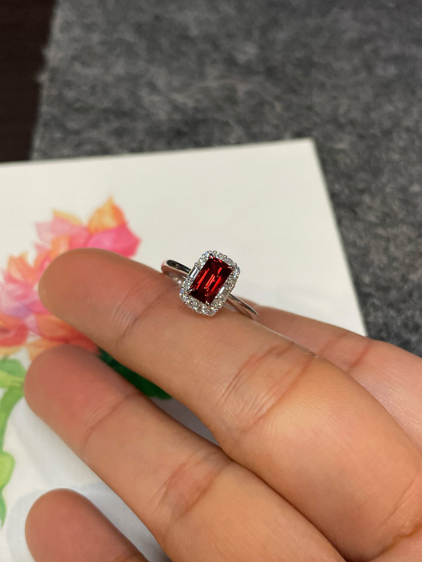 Unheated Red Spinel Ring - 1.25CT (NJR375)