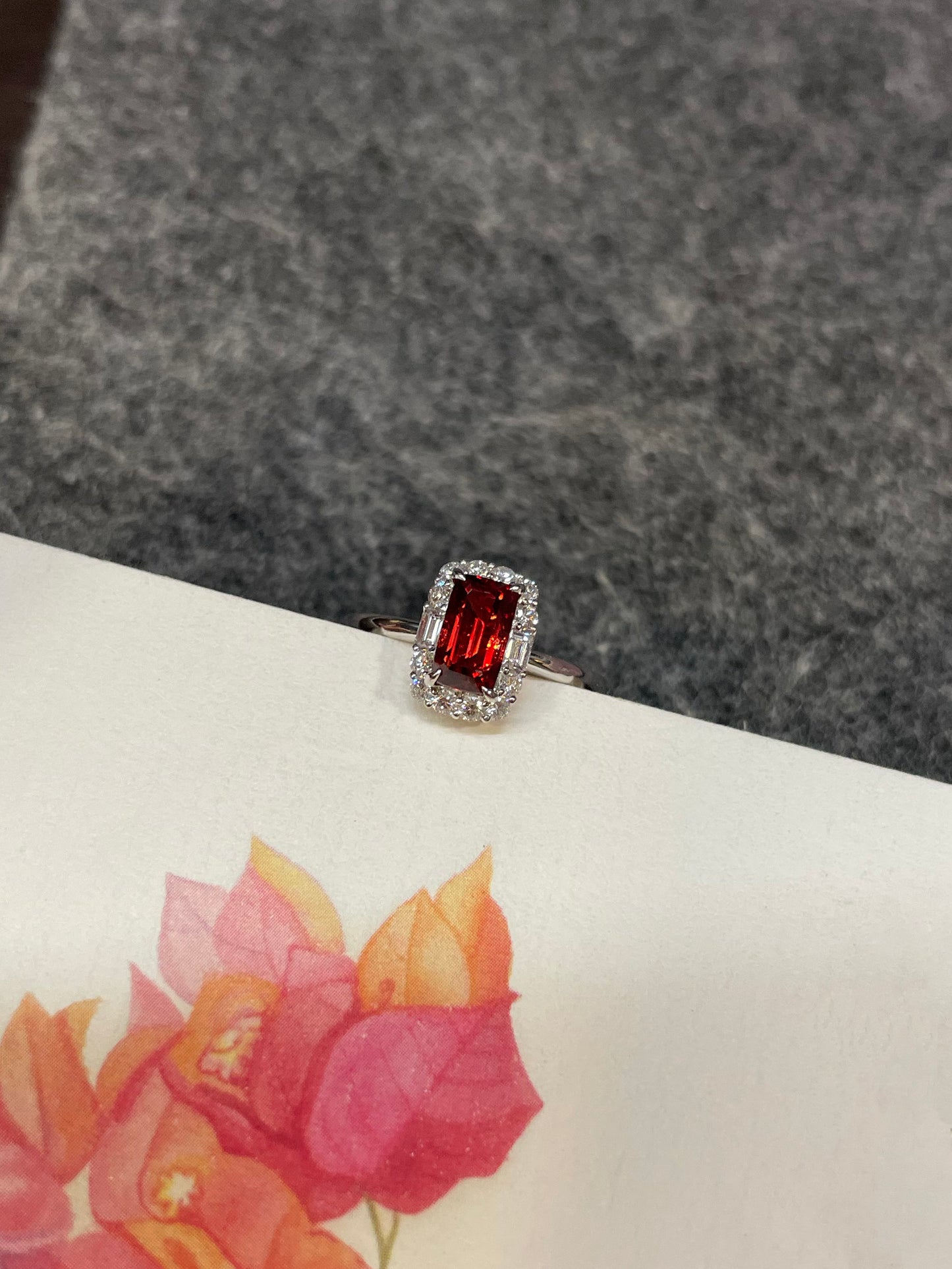 Unheated Red Spinel Ring - 1.25CT (NJR375)