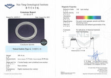 Load image into Gallery viewer, Icy Jadeite Bangle | 55mm (NJBA066)
