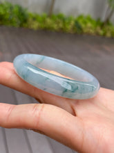 Load image into Gallery viewer, Bluish Lavender Jadeite Bangle | 53mm (NJBA002)
