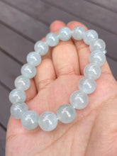 Load image into Gallery viewer, Icy Jadeite Bracelet - Round Beads (NJBA014)
