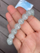 Load image into Gallery viewer, Icy Jadeite Bracelet - Round Beads (NJBA014)
