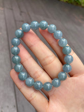 Load image into Gallery viewer, Blue Jade Bracelet - Round Beads (NJBA050)
