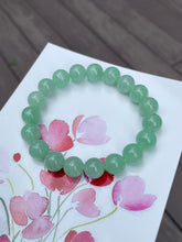 Load image into Gallery viewer, Green Jade Bracelet - Round Beads (NJBA054)

