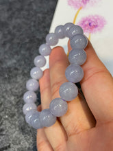 Load image into Gallery viewer, Lavender Jade Bracelet - Round Beads (NJBA061)
