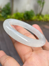 Load image into Gallery viewer, Icy Jadeite Bangle | 55mm (NJBA066)
