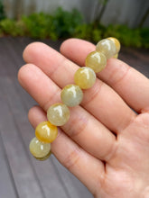 Load image into Gallery viewer, Yellow Jade Bracelet - Round Beads (NJBA077)
