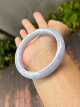 Load image into Gallery viewer, Light Lavender Jadeite Bangle | 57mm (NJBA083)

