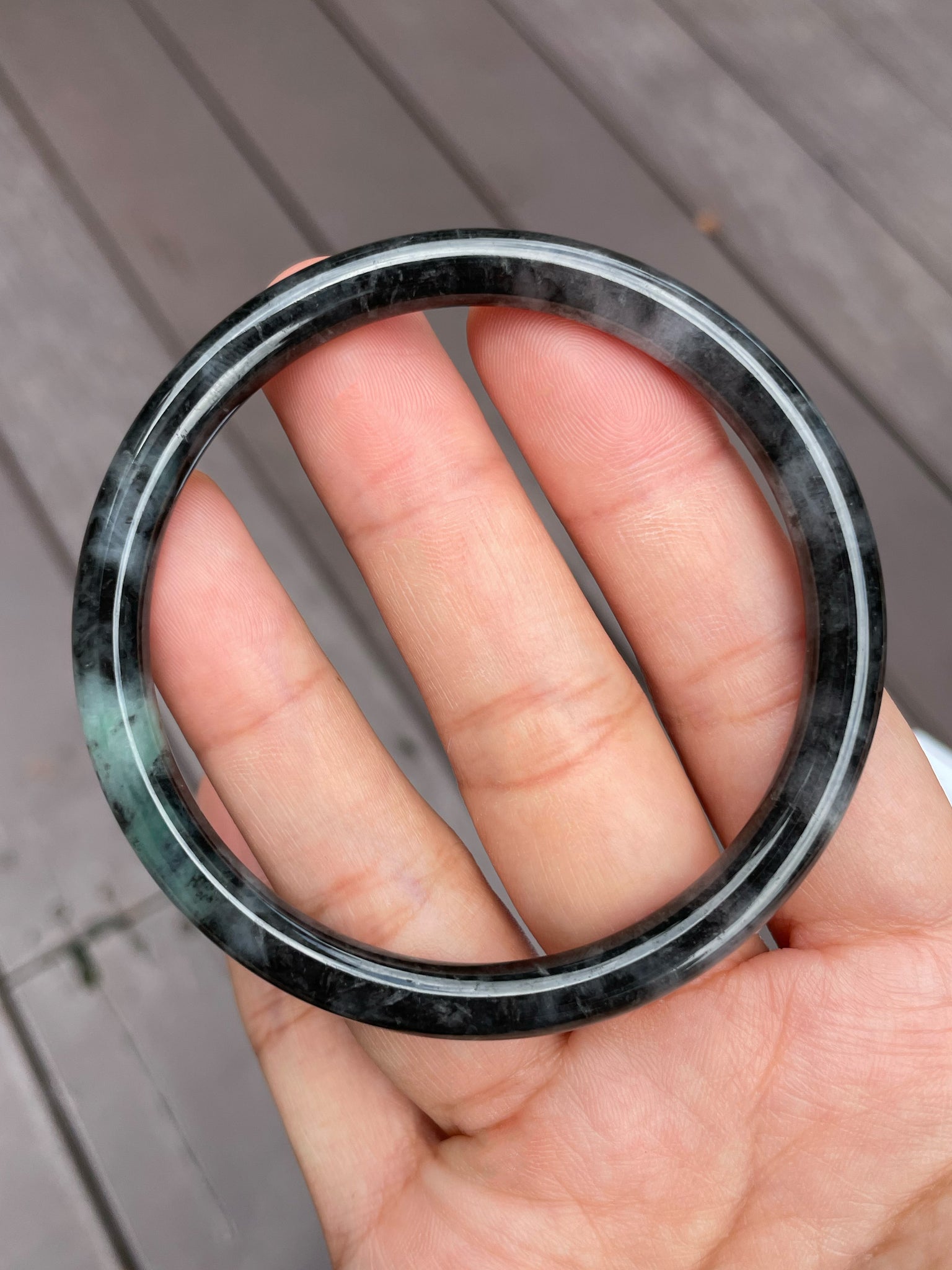 Black store jade bangle