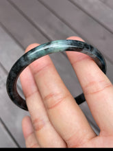 Load image into Gallery viewer, Black Jade Bangle | 58mm (NJBA085)
