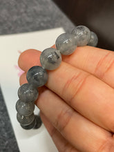Load image into Gallery viewer, Black Jade Bracelet - Round Beads (NJBA091)
