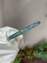 Load image into Gallery viewer, Icy Blue Jade Bangle | 57.5mm (NJBA098)

