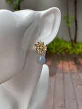 Load image into Gallery viewer, Lavender Beads Jadeite Earrings (NJE011)
