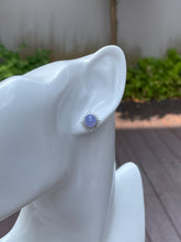 Load image into Gallery viewer, Lavender Jade Cabochon Earrings (NJE039)
