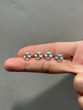 Load image into Gallery viewer, Jade Stud Earrings - Glassy Cabochons (NJE041)
