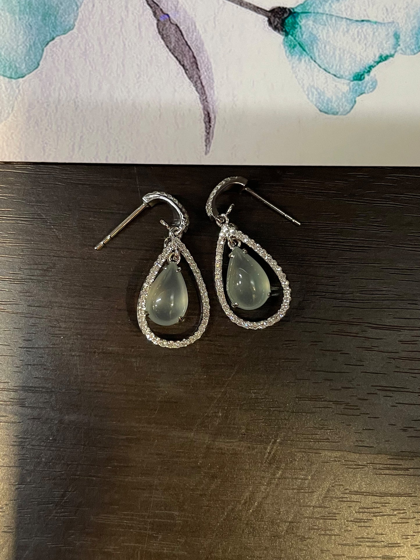 Icy Jade Earrings / Pendant (NJE057)