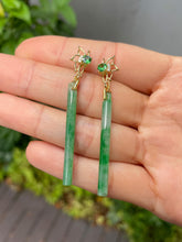 Load image into Gallery viewer, Green Jade Earrings / Pendant (NJE073)

