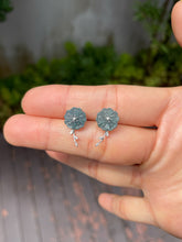 Load image into Gallery viewer, Blue Jade Earrings - Cherry Blossom (NJE108)
