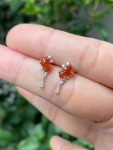 Load image into Gallery viewer, Red Jade Earrings - Goldfish (NJE127)
