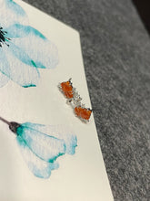 Load image into Gallery viewer, Red Jade Earrings - Goldfish (NJE127)

