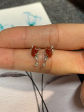 Load image into Gallery viewer, Red Jade Earrings - Goldfish (NJE127)
