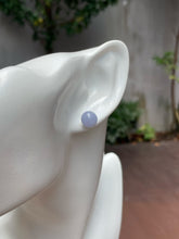 Load image into Gallery viewer, Lavender Jade Ball Earrings (NJE129)
